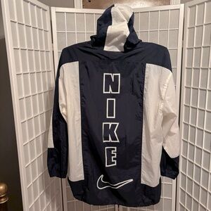 Nike Vintage Size XL Windbreaker Navy White
